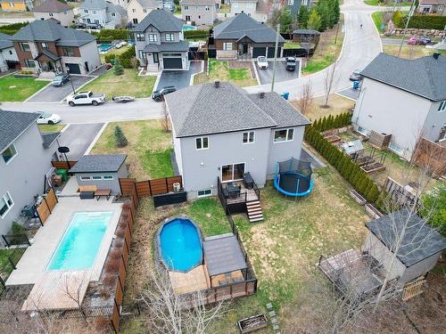 Overall view - 1140 Rue Du Clos-Cristal, Prévost, QC - Outdoor With In Ground Pool