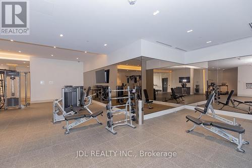 #1205 -18 Water Walk Dr, Markham, ON - Indoor Photo Showing Gym Room