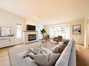 3745 Elworthy Pl, Nanaimo, BC  - Indoor Photo Showing Living Room With Fireplace 