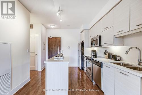 #405 -26 Norton Ave, Toronto, ON - Indoor Photo Showing Kitchen With Double Sink With Upgraded Kitchen