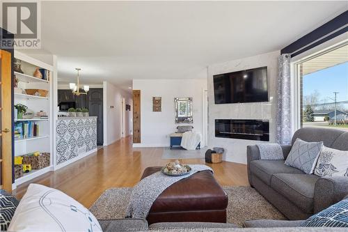 3 Pellerin Rd, Shediac Bridge, NB - Indoor Photo Showing Living Room With Fireplace