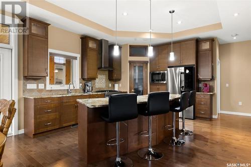 4980 Wright Road, Regina, SK - Indoor Photo Showing Kitchen With Stainless Steel Kitchen With Upgraded Kitchen