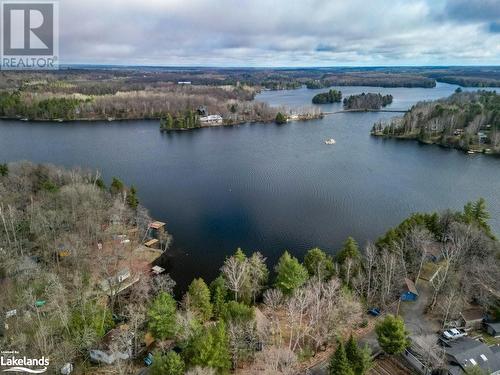 Aerial of area - 59 Deerfield Road, Mckellar, ON - Outdoor With Body Of Water With View