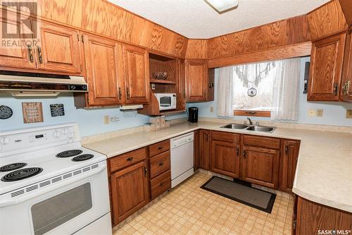 746 Alberta Avenue, Kerrobert, SK - Indoor Photo Showing Kitchen With Double Sink