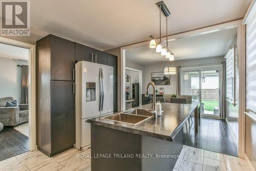 834 Viscount Road, London, ON - Indoor Photo Showing Kitchen With Double Sink