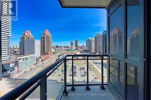 #1405 -4011 Brickstone Mews, Mississauga, ON - Outdoor With Balcony