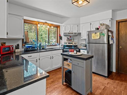 2434 Sommer Lane, Shawnigan Lake, BC - Indoor Photo Showing Kitchen With Double Sink