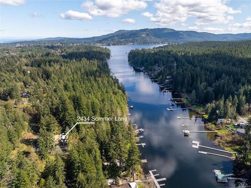 2434 Sommer Lane, Shawnigan Lake, BC - Outdoor With Body Of Water With View