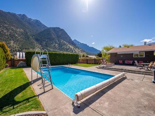 194 Deste Road, Lillooet, BC - Outdoor With In Ground Pool With Backyard