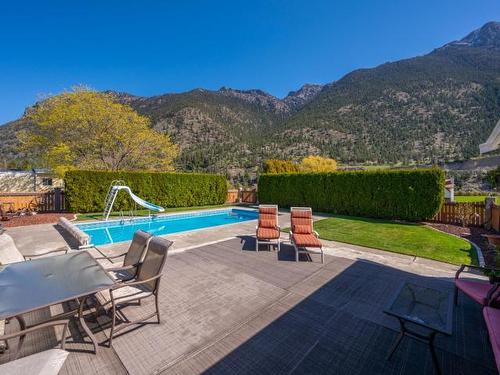 194 Deste Road, Lillooet, BC - Outdoor With In Ground Pool With Backyard