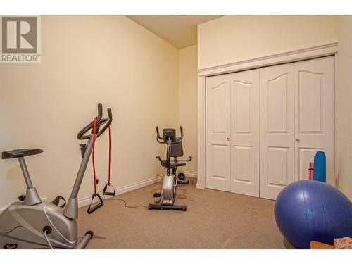 9313 Orchard Ridge Drive, Coldstream, BC - Indoor Photo Showing Gym Room