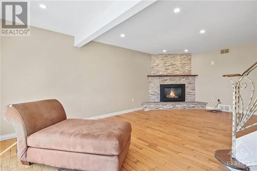 1844 River Road, Ottawa, ON - Indoor Photo Showing Living Room With Fireplace