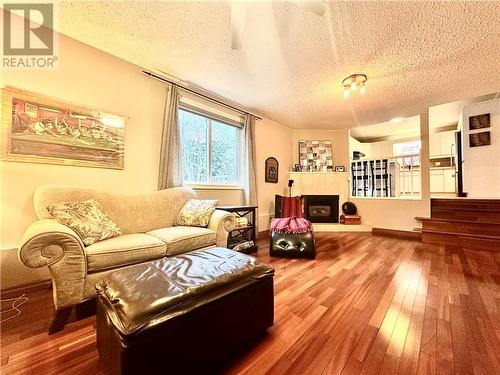 1372 Paquette Street, Greater Sudbury, ON - Indoor Photo Showing Living Room With Fireplace