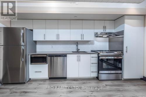 #405 -121 King St E, Hamilton, ON - Indoor Photo Showing Kitchen With Upgraded Kitchen