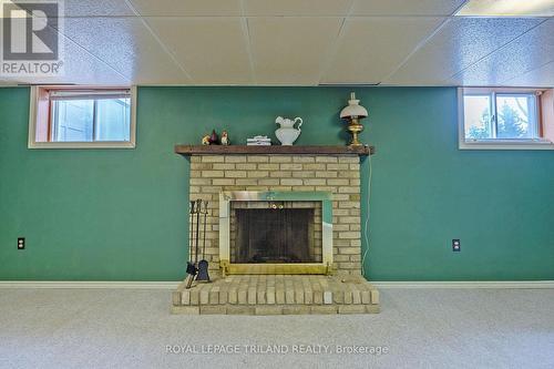 1379 Kostis Ave, London, ON - Indoor Photo Showing Other Room With Fireplace