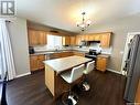 626 Memorial Drive, Spiritwood, SK  - Indoor Photo Showing Kitchen With Double Sink 