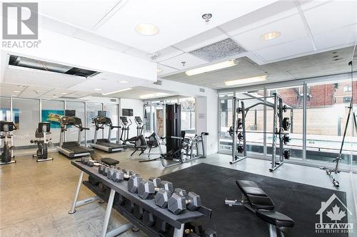 300 Lisgar Street Unit#1101, Ottawa, ON - Indoor Photo Showing Gym Room