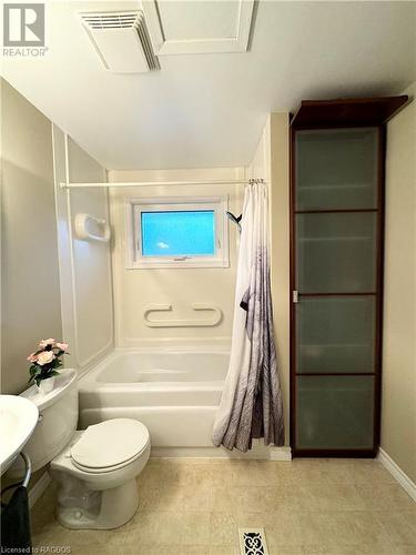 Linen Area in 4pc Bath - 455 Waterloo Street, Port Elgin, ON - Indoor Photo Showing Bathroom