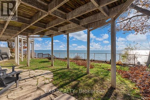10349 Lakeshore Rd W, Port Colborne, ON - Outdoor With Body Of Water With Deck Patio Veranda With View