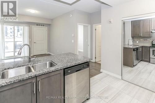 104 - 620 Sauve Street, Milton, ON - Indoor Photo Showing Kitchen With Double Sink