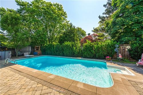109 Udell Way, Grimsby, ON - Outdoor With In Ground Pool With Deck Patio Veranda With Backyard