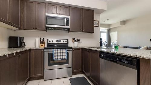 2375 Bronte Road|Unit #204, Oakville, ON - Indoor Photo Showing Kitchen With Stainless Steel Kitchen With Upgraded Kitchen