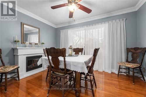 69 Colonel By Crescent, Smiths Falls, ON - Indoor Photo Showing Dining Room With Fireplace