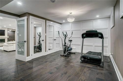 87 Parker Avenue, Ancaster, ON - Indoor Photo Showing Gym Room