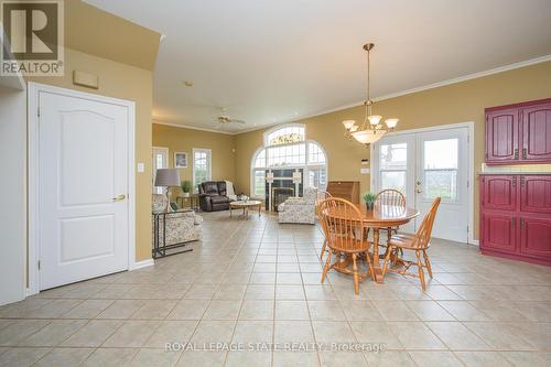 3142 Jerseyville Road, Hamilton, ON - Indoor Photo Showing Dining Room With Fireplace