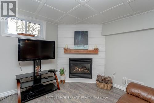 4219 Thomas Rd, Southwold, ON - Indoor Photo Showing Living Room With Fireplace