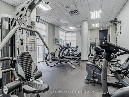 206-21 Overlea Blvd, Toronto, ON - Indoor Photo Showing Gym Room