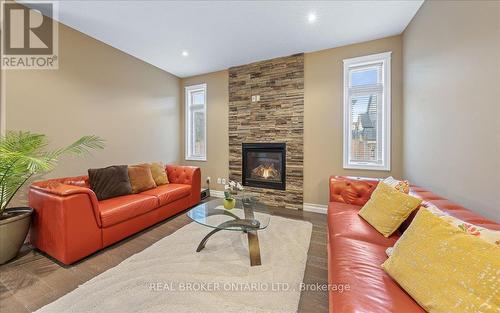 1203 Alberni Rd S, Woodstock, ON - Indoor Photo Showing Living Room With Fireplace