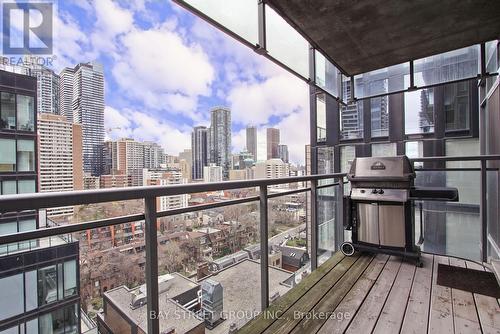 #1508 -22 Wellesley St E, Toronto, ON - Outdoor With Balcony With Exterior