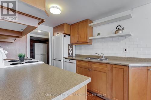 130 West Beach Rd, Clarington, ON - Indoor Photo Showing Kitchen With Double Sink