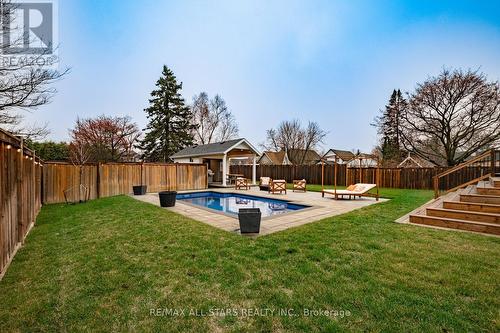 1715 Central St, Pickering, ON - Outdoor With In Ground Pool With Backyard