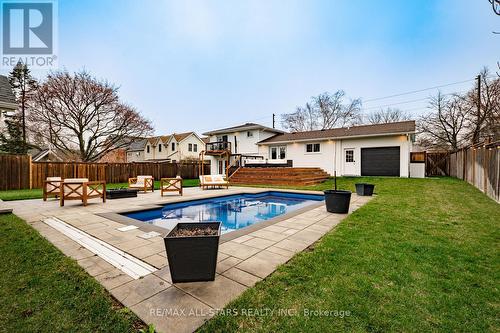 1715 Central St, Pickering, ON - Outdoor With In Ground Pool With Backyard