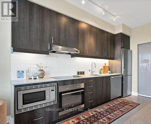 612 - 7 Kenaston Gardens, Toronto, ON - Indoor Photo Showing Kitchen With Upgraded Kitchen