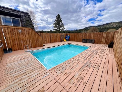 206 Coalmont Road, Princeton, BC - Outdoor With In Ground Pool With Deck Patio Veranda