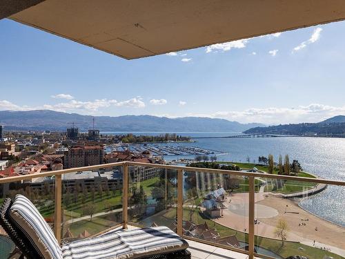 1702-1128 Sunset Drive, Kelowna, BC - Outdoor With Body Of Water With View