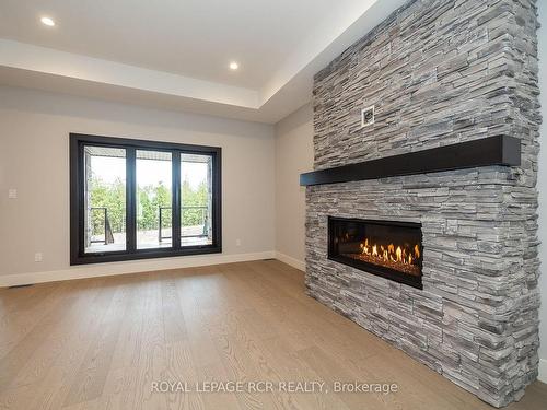 195 Boyd Lake Rd, West Grey, ON - Indoor Photo Showing Living Room With Fireplace