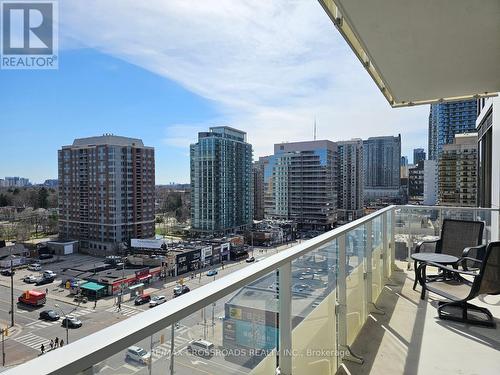 #1102 -75 Canterbury Pl, Toronto, ON - Outdoor With Balcony With View