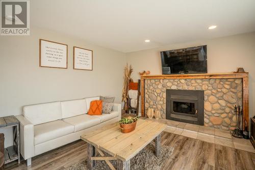 6313 Archie Meadow Road, Forest Grove, BC - Indoor Photo Showing Living Room With Fireplace