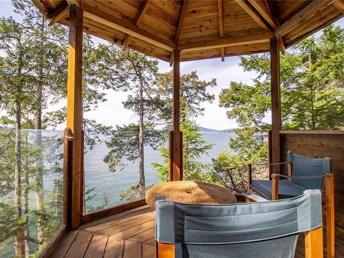 1601 Schooner Way, Pender Island, BC - Outdoor With Body Of Water With Deck Patio Veranda With Exterior