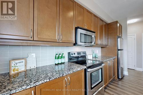 #506 -1 Hurontario St, Mississauga, ON - Indoor Photo Showing Kitchen With Stainless Steel Kitchen With Upgraded Kitchen