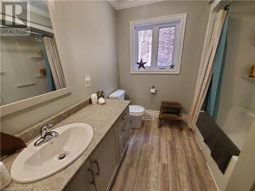 Main 4 Piece bath - 135 Lake Drive, West Grey, ON - Indoor Photo Showing Bathroom