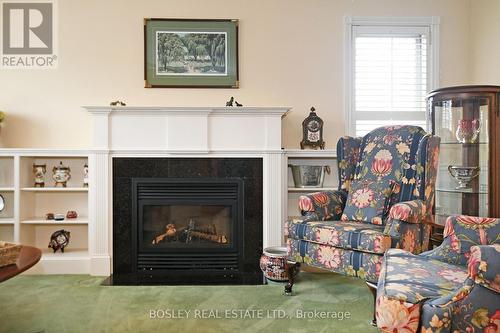 2 Banbury Crt, Aurora, ON - Indoor With Fireplace