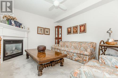 34 Balmoral Pl, Barrie, ON - Indoor Photo Showing Living Room With Fireplace
