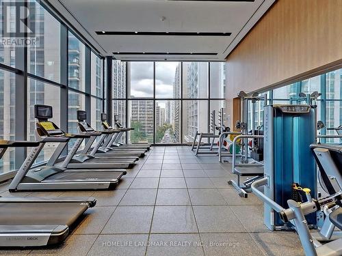 3806 - 7 Grenville Street, Toronto, ON - Indoor Photo Showing Gym Room