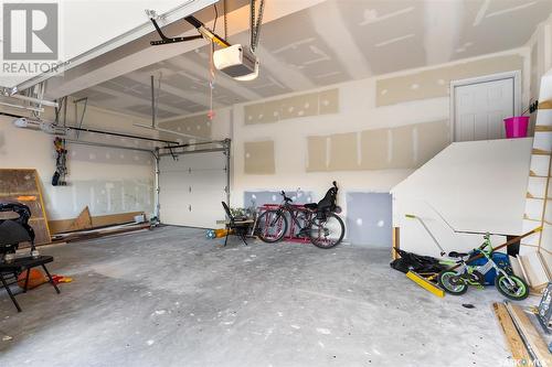 126 Vestor Drive, Pilot Butte, SK - Indoor Photo Showing Garage
