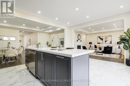 18 Hosta St E, Brampton, ON - Indoor Photo Showing Kitchen With Upgraded Kitchen